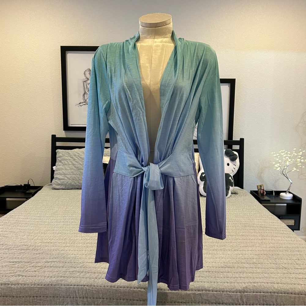 NWT RoseGal Ombre Blue to Purple Open Top